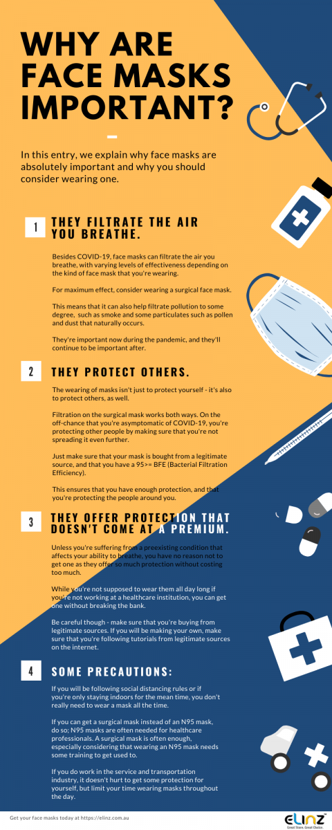 why face masks are important infographic